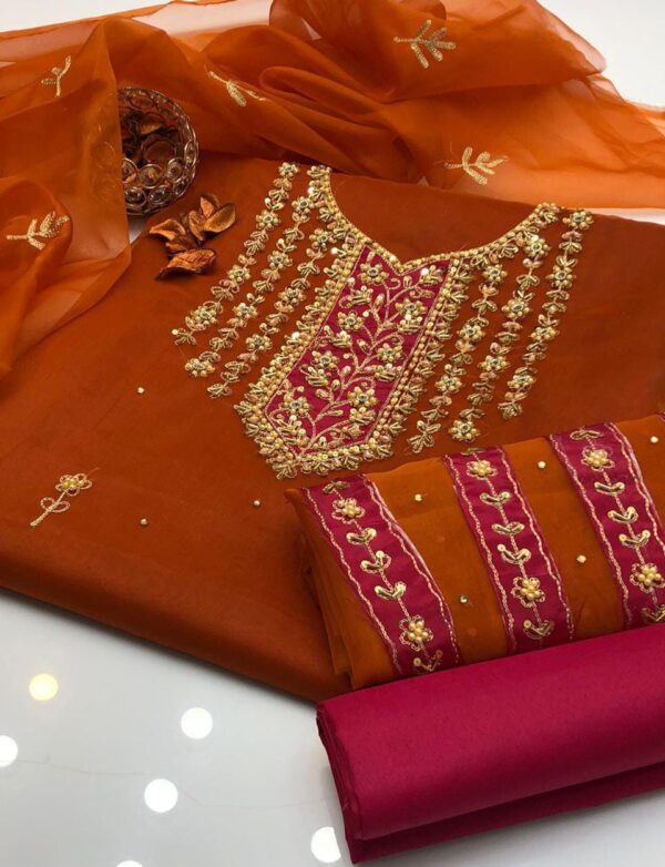 Luxurious Organza Ensemble - Image 6