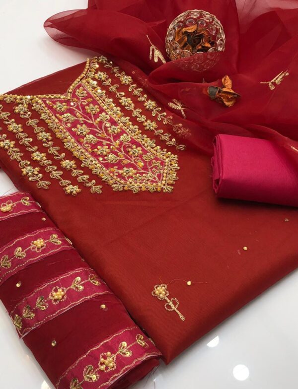 Luxurious Organza Ensemble - Image 3