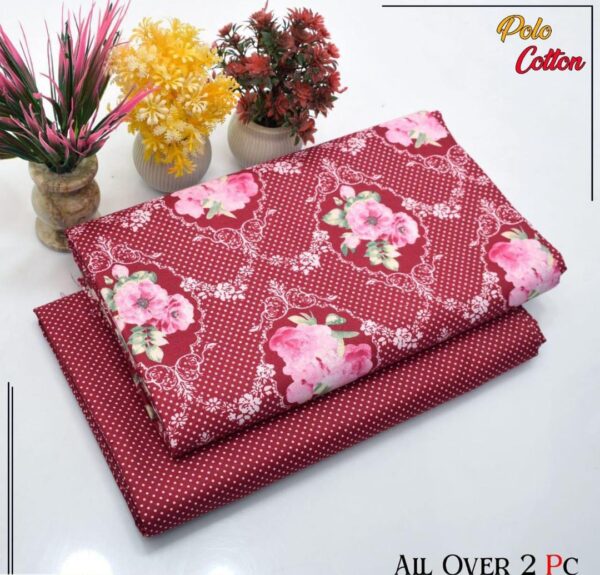 2 PC Women Suit printed - Image 4