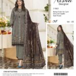 Lawn Chikankari Embroidered Suit.