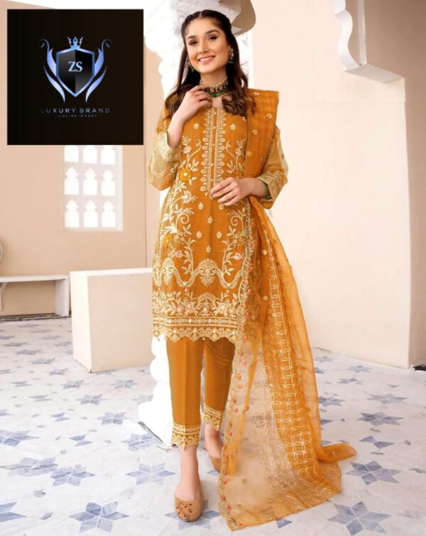 Adorable suit with dupatta - Image 2