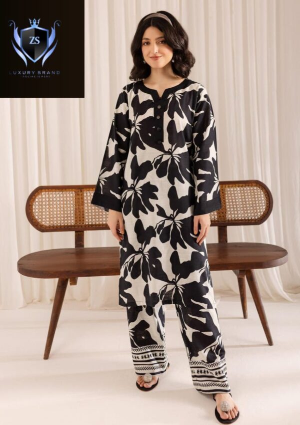 Allover Digital Printed Cord Set - Image 7