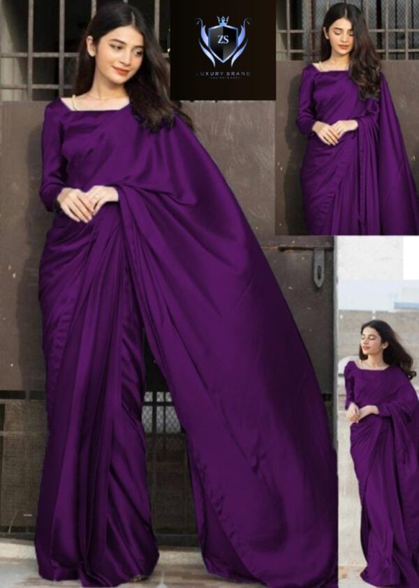 Blouse , petticoat yards stiched saree - Image 6