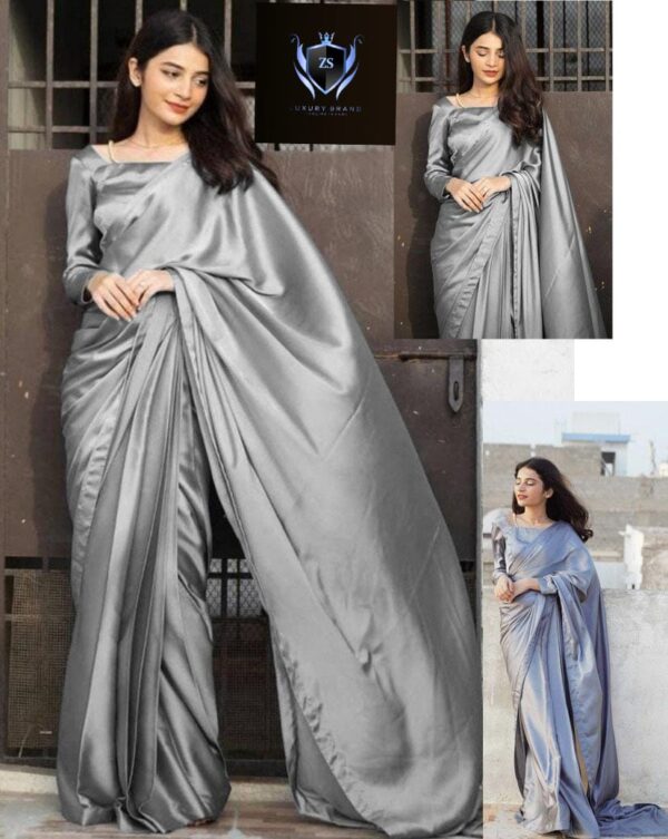 Blouse , petticoat yards stiched saree - Image 8