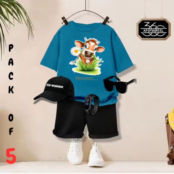 Kids  T SHIRT  SHORT CAP GLASSES & WATCH - Image 11