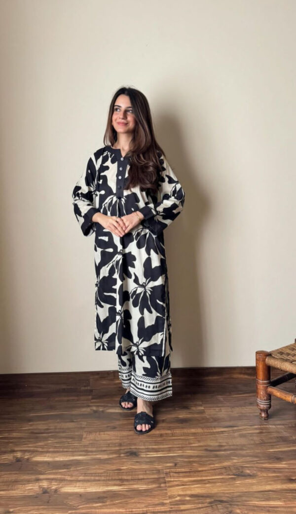 Allover Digital Printed Cord Set - Image 6