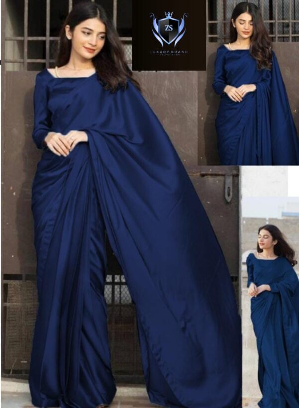 Blouse , petticoat yards stiched saree - Image 5