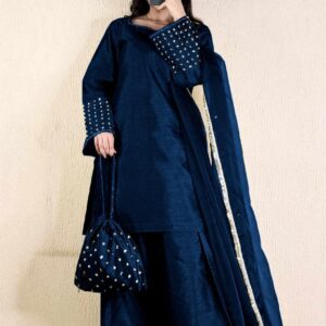 Most Trending Farshi Shalwar Kameez With Potli 4Pcs