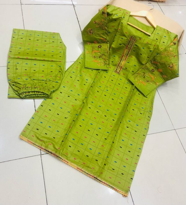 Beautiful Printed Cotton 2Pc Suit - Image 4