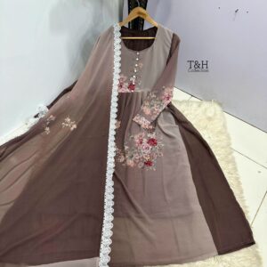 Chiffon Maxi With same dupata