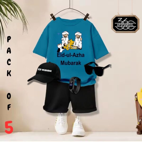 Kids  T SHIRT  SHORT CAP GLASSES & WATCH - Image 8