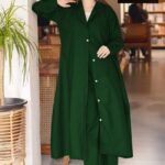 Long Coat With Pent Style Trouser